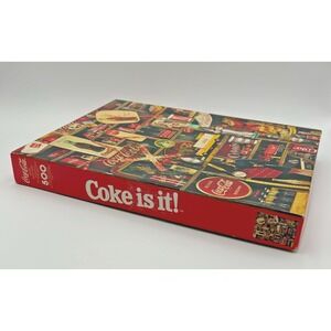 Hallmark‎ Vtg Coke Is It! COMPLETE 500 Piece Jigsaw Puzzle Coca-Cola 1986 Gift